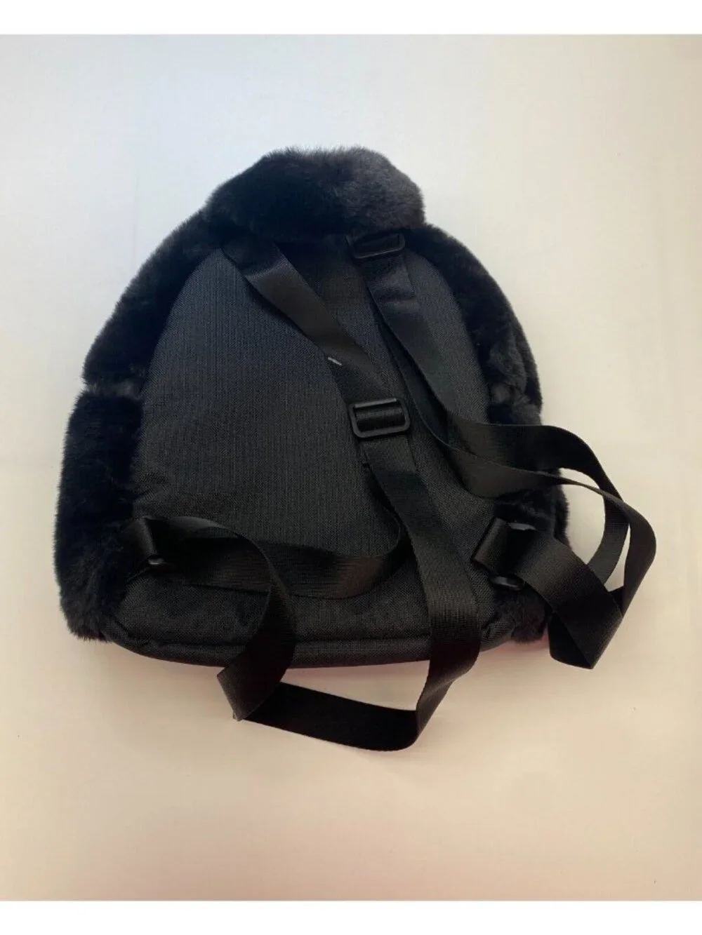 Nike Women Sportswear Futura 365 Faux Fur Mini Black Backpack